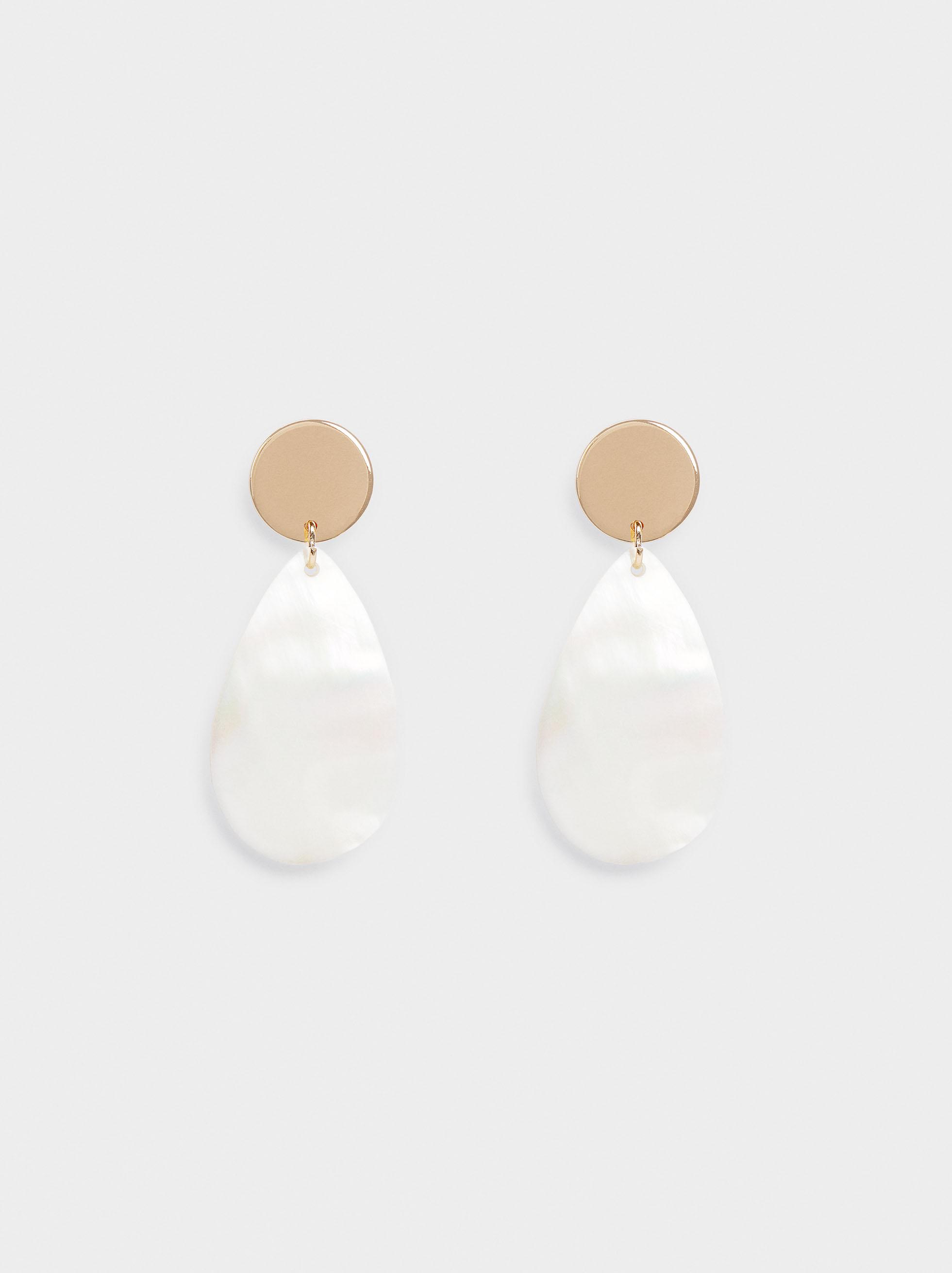 Серьги женские Parfois 188585 ONE Белый