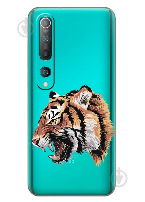 Силиконовый чехол iSwag для Xiaomi Mi 10 Тигр (KS2663) Силиконовый чехол iSwag для Xiaomi Mi 10 Тигр (KS2663)