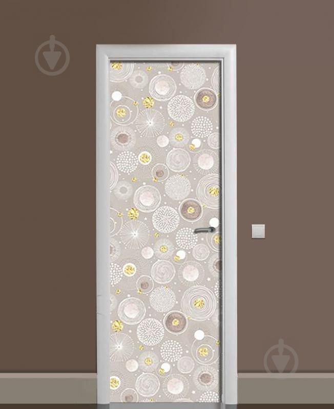 Наклейка на дверь Zatarga «Взрыв конфетти» 650х2000 мм виниловая 3Д наклейка декор самоклеящаяся