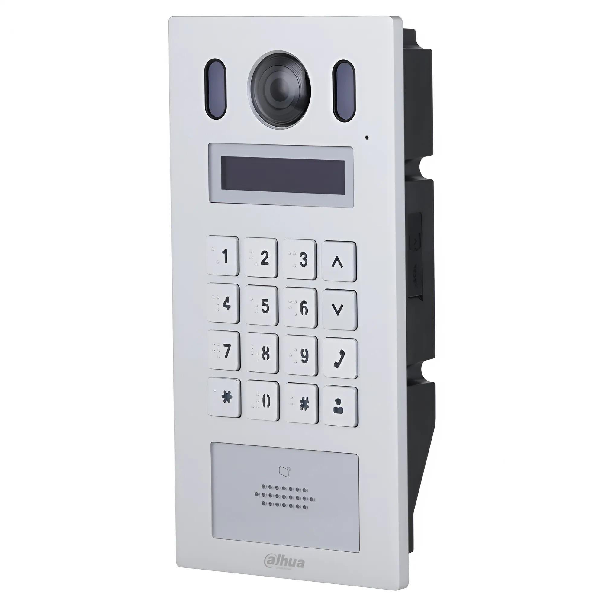 Вызывная панель с камерой Dahua DHI-VTO6222E-P многоабонентская с картридером с защитой IP65 IK08 Белый (26449914)