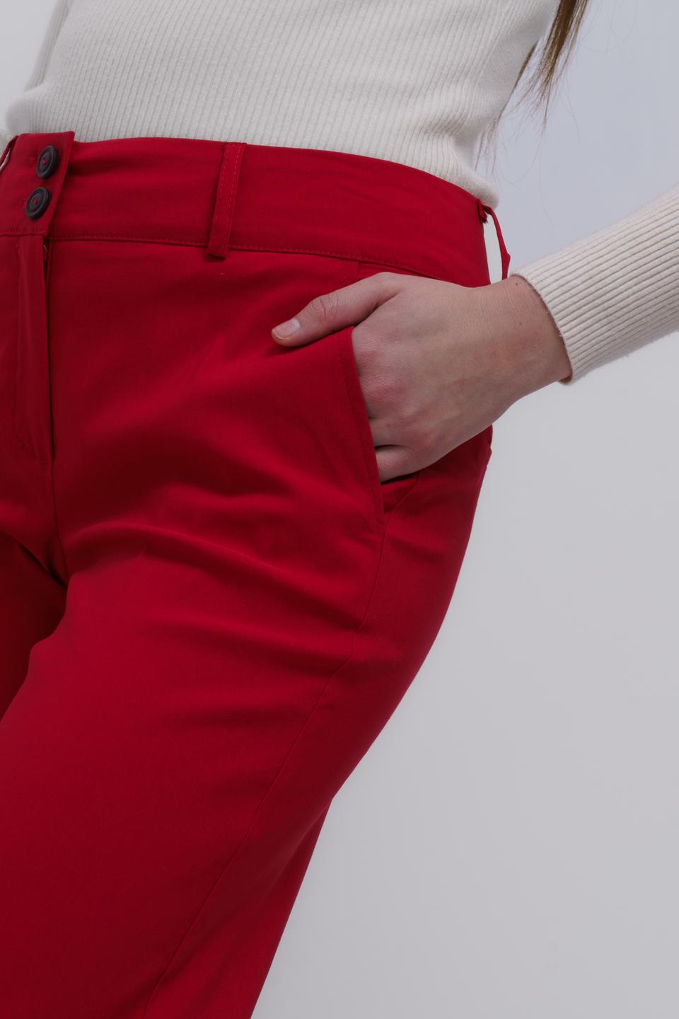 Штани жіночі UT BR300 р. 56 Червоний (24488126) - фото 4