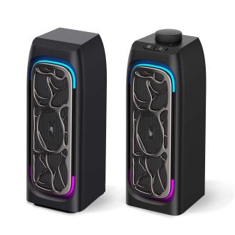 Колонки игровые стерео Havit HV-SK215 USB+BT Black (H28431) - фото 6 Колонки игровые стерео Havit HV-SK215 USB+BT Black (H28431) - фото 6