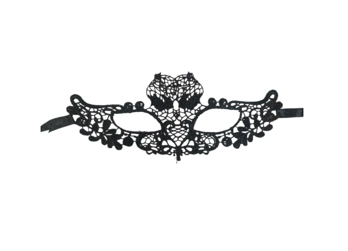 Маска маскарадная для лица унисекс One size Черный (805010)