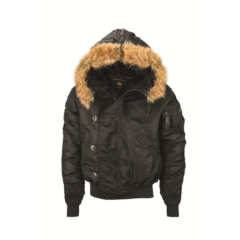 Куртка аляска Alpha Industries N-2B Parka 4XL Black (MJN30000C1B4XL) - фото 1