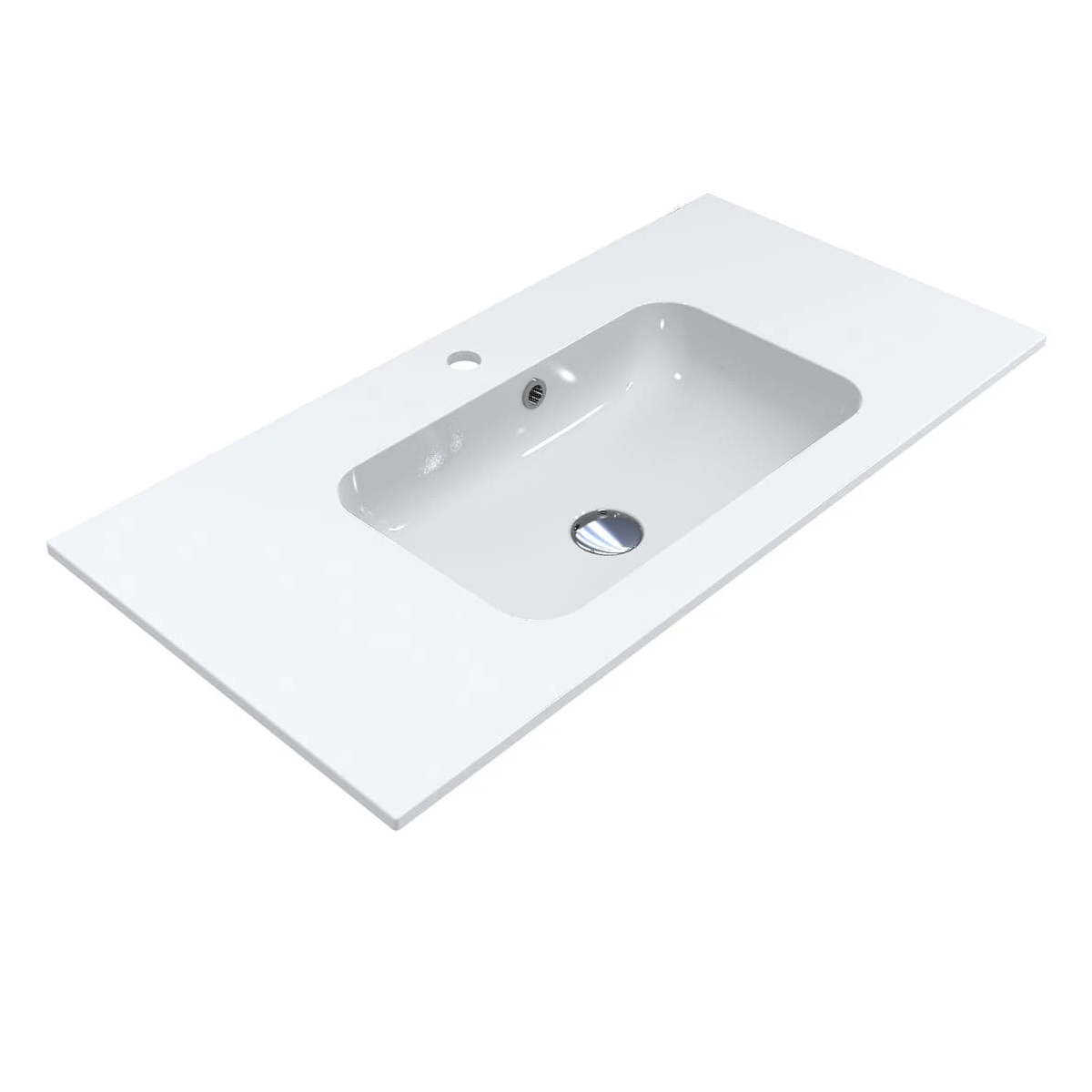 Умывальник накладной Miraggio Della прямоугольный 900x450 мм Белый (MG-0000182)