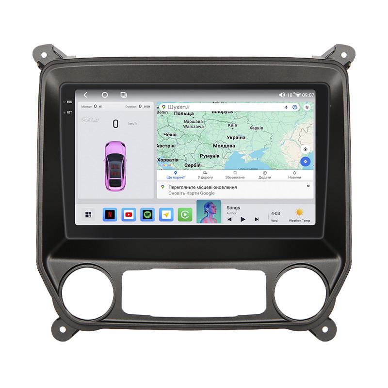 Автомагнитола штатная Lesko QLED/CarPlay для Chevrolet Silverado III K2XX Рестайлинг 2015-2019 4/64Gb 10" (2350093672)