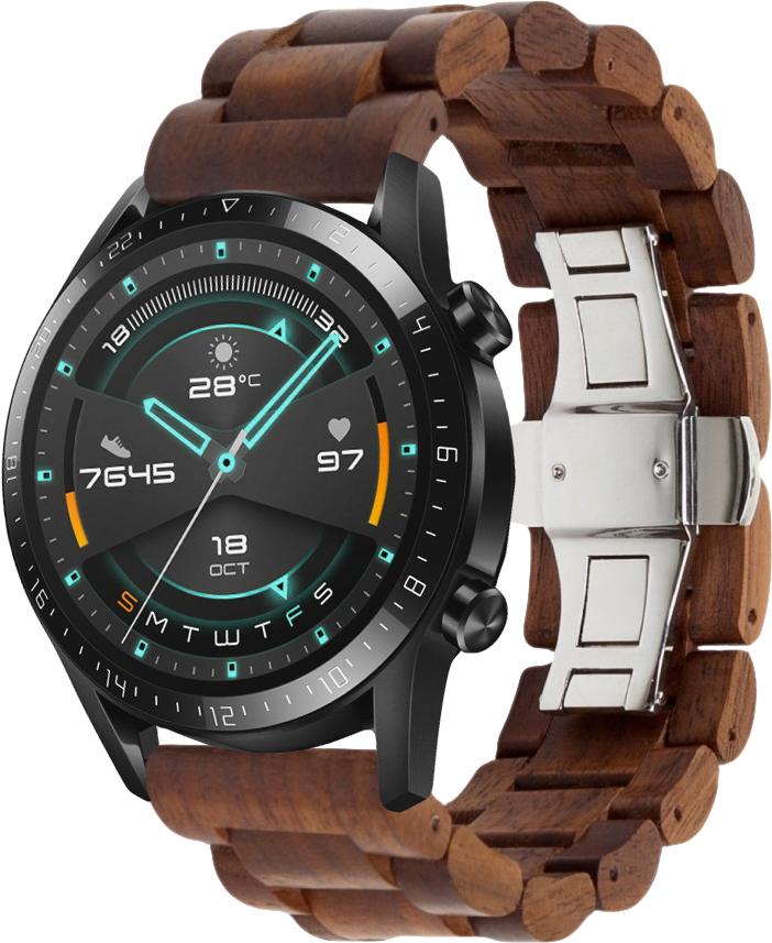 Ремешок деревянный WoodLock для Huawei Watch GT Brown (28673-30) Ремешок деревянный WoodLock для Huawei Watch GT Brown (28673-30)