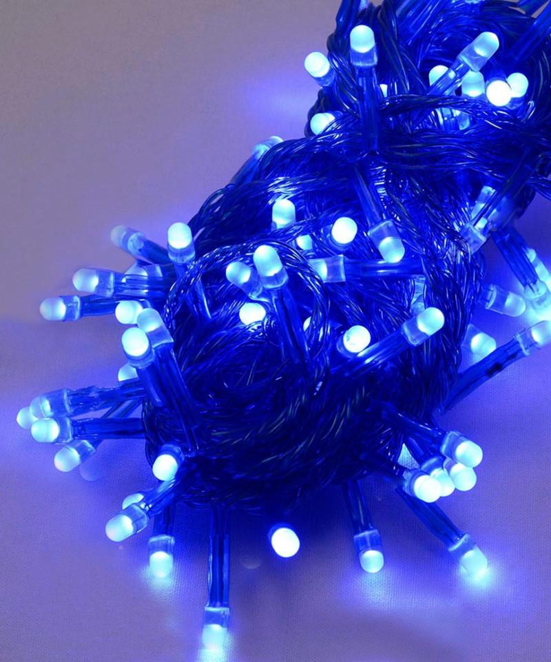 Гирлянда светодиодная UKC 88 LED 5 мм 6,6 м Синий (3-6-CN8623)