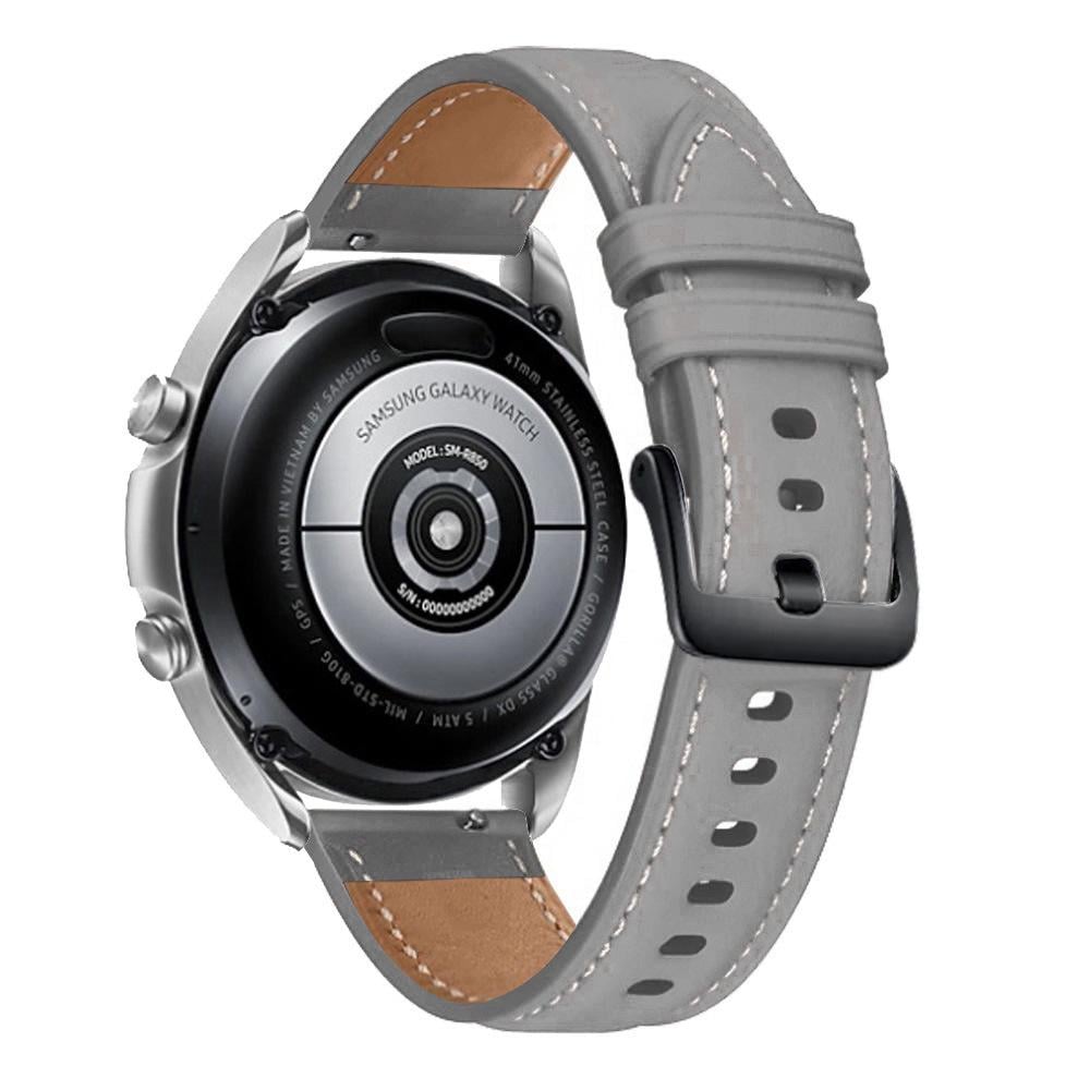 Кожаный ремешок Watchbands Standart для Samsung Gear S3 Frontier L Gray (WB0021STANDART2GRAYS32)