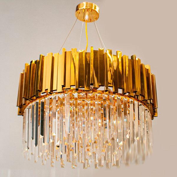Люстра Diasha 901-600 G кришталева Золотий