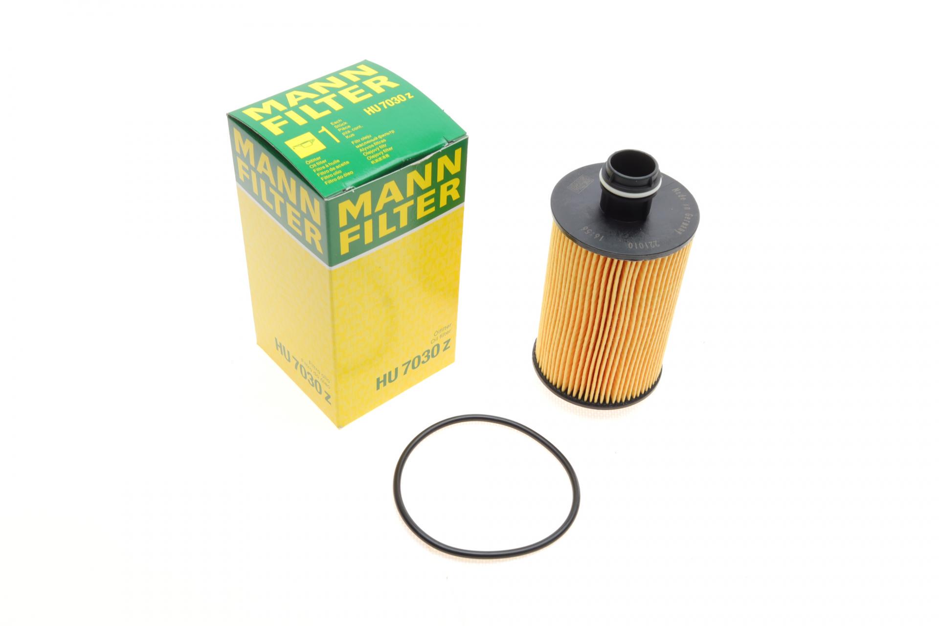 Фильтр масляный Mann-Filter для Jeep Grand Cherokee 3,0 CRD 11- (HU 7030 Z)