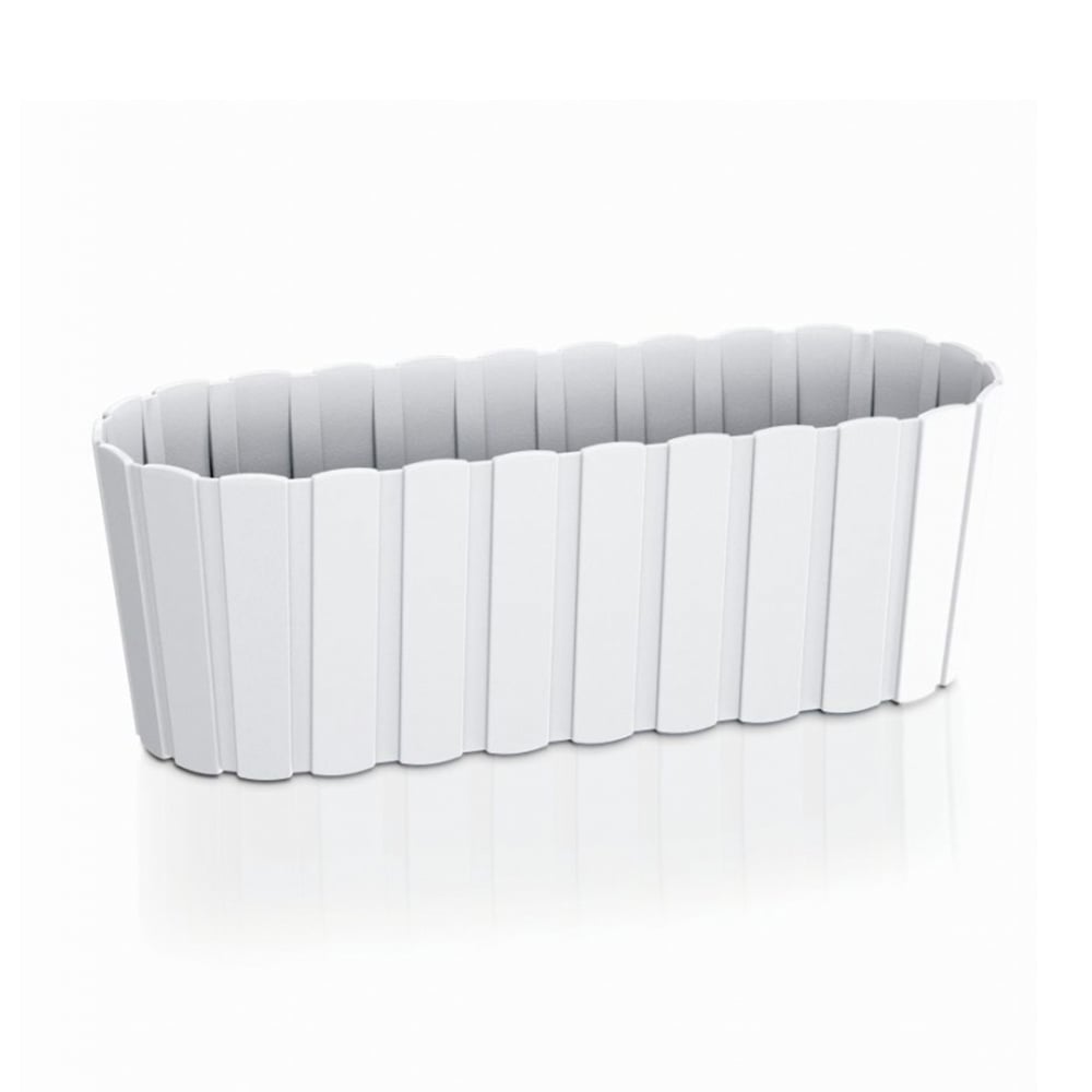 Ящик балконный Prosperplast Boardee Hook навесной Н-13 см Белый (25302-449)