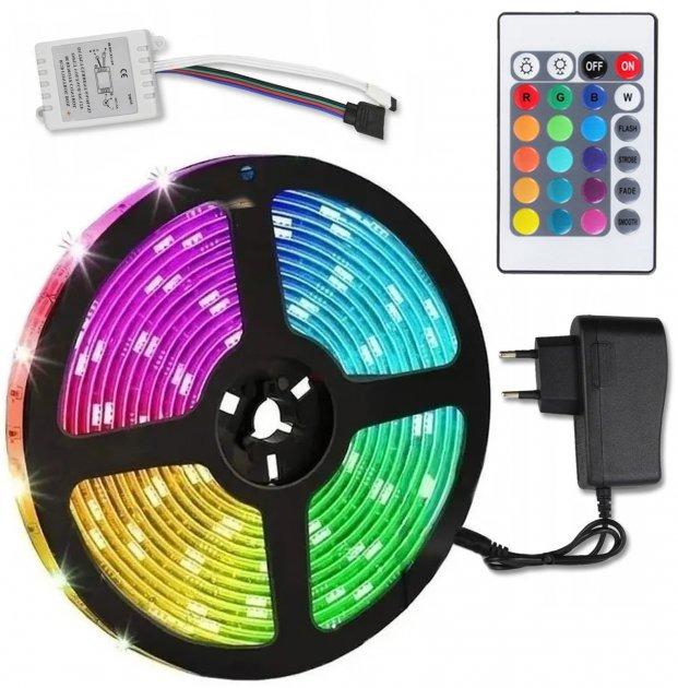Светодиодная лента RGB 2835 ip20 + пульт/контроллер/блок питания (1546268555)