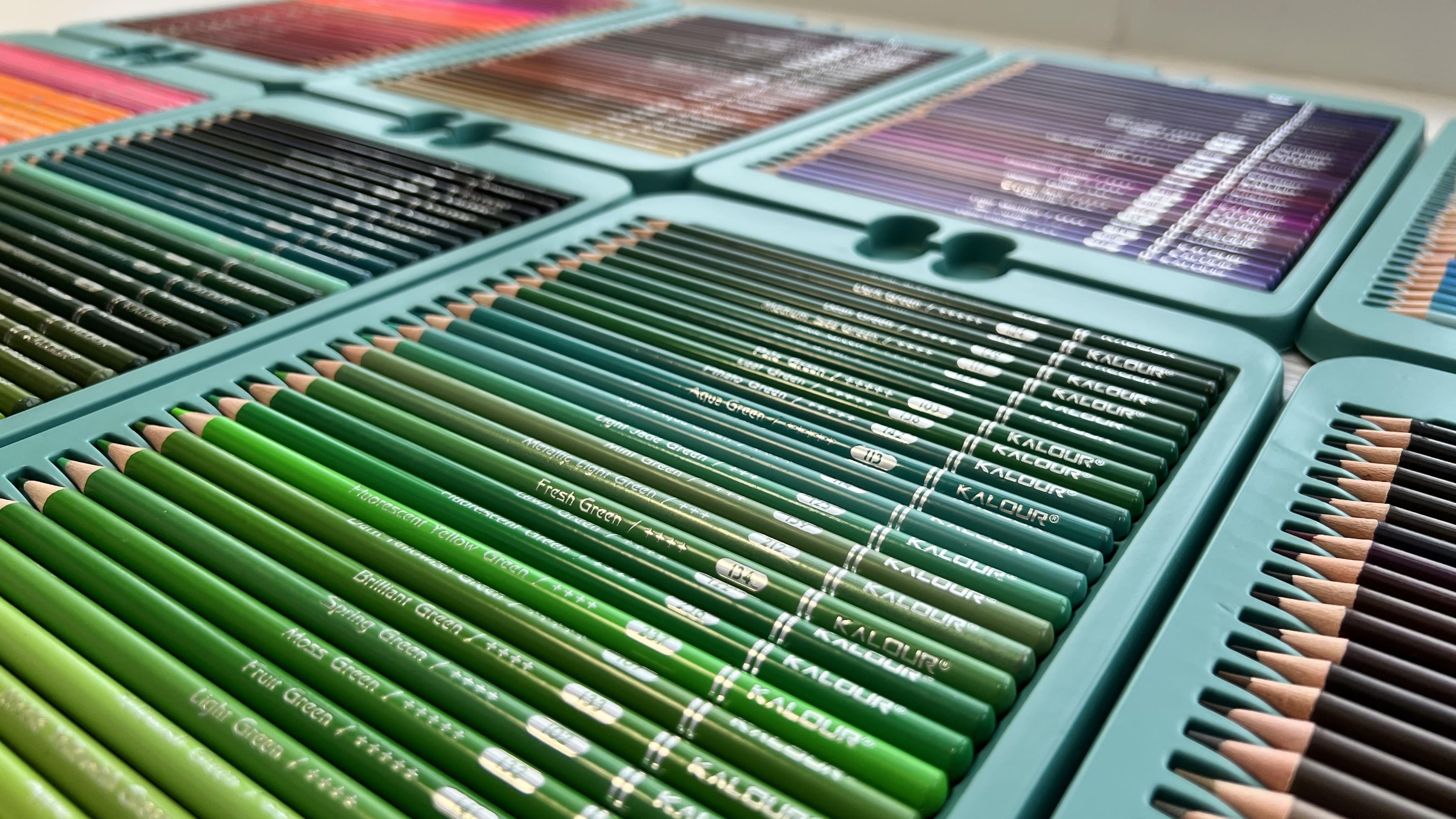 Набір олівців Kalour великий у металевому пеналі 240 кольорів - фото 5 Набір олівців Kalour великий у металевому пеналі 240 кольорів - фото 5