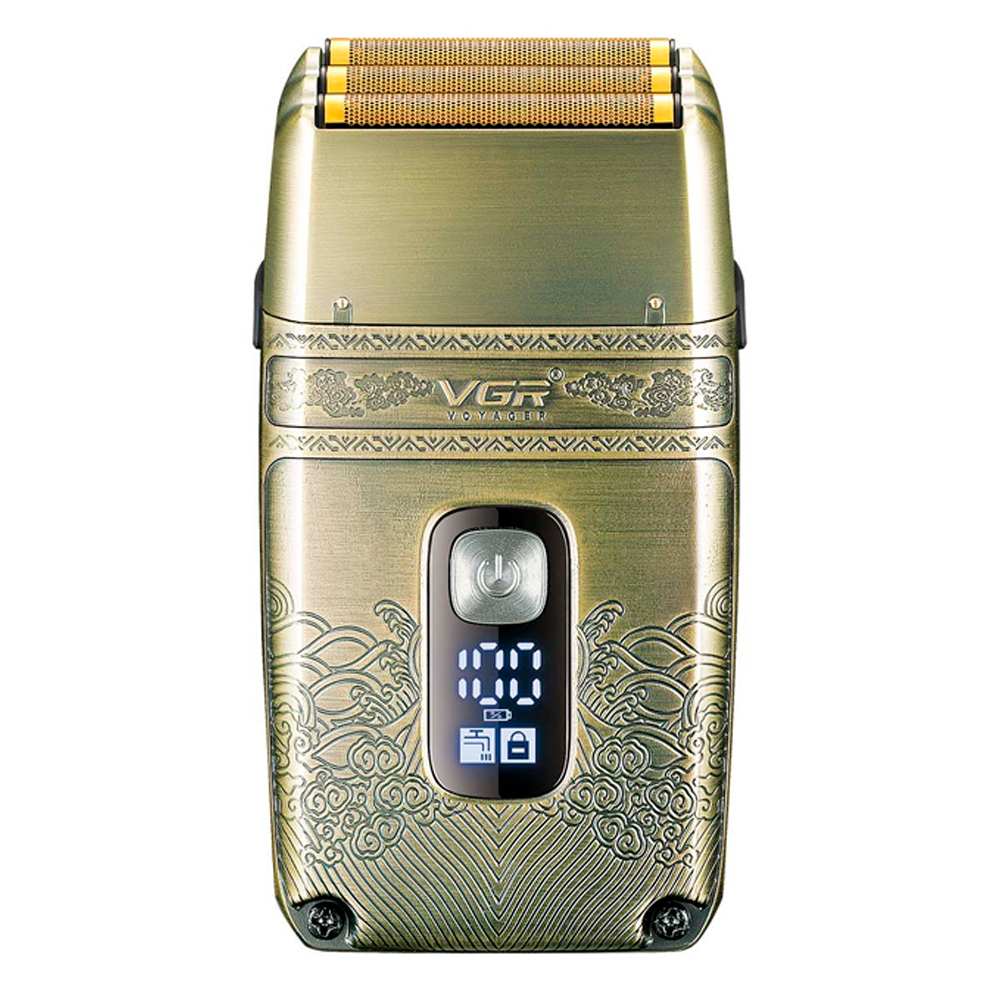 Электробритва шейвер VGR V-335/ тройное лезвие/ IPX6/LED дисплей