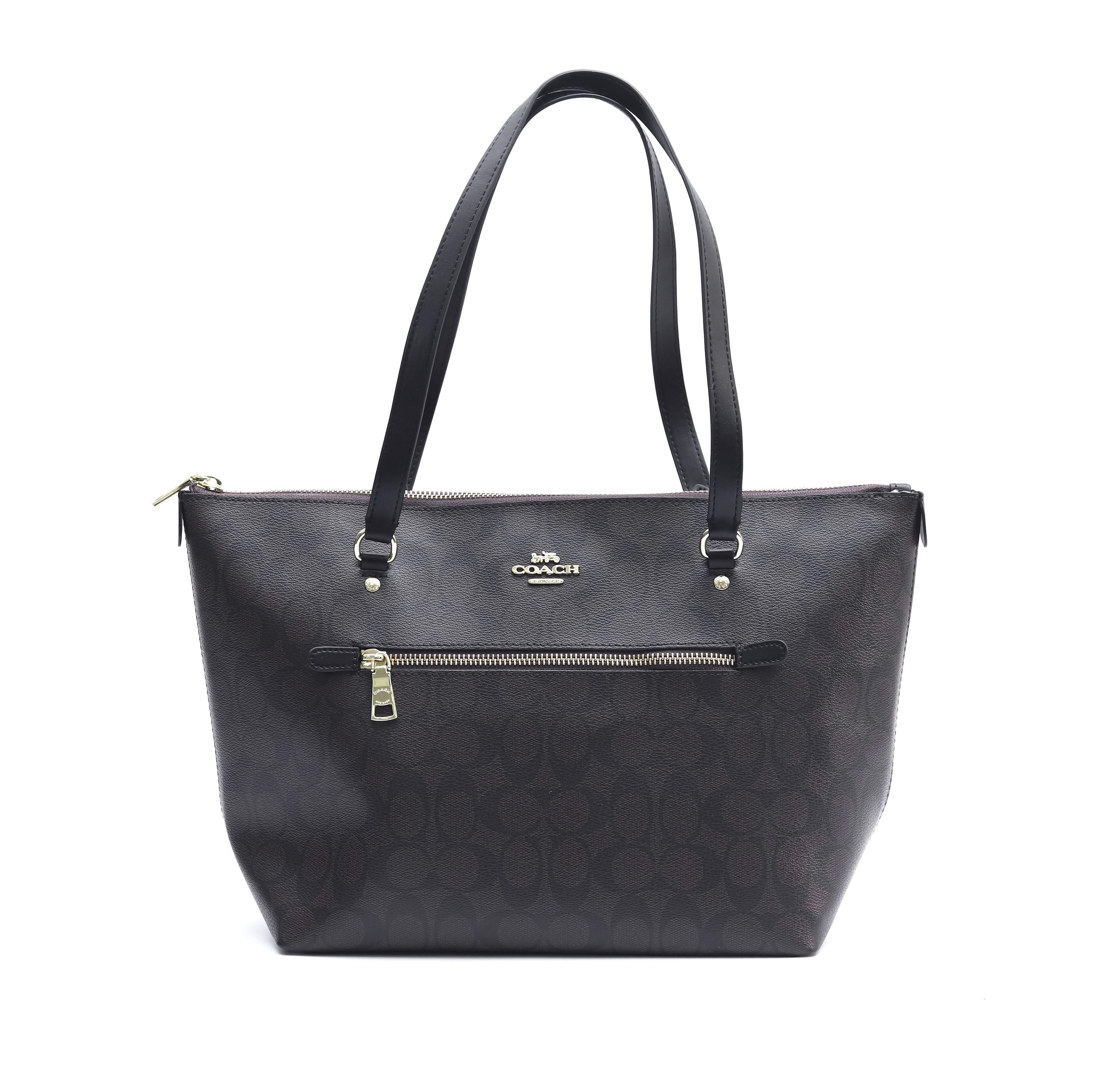 Женская сумка Coach Gallery Tote Brown