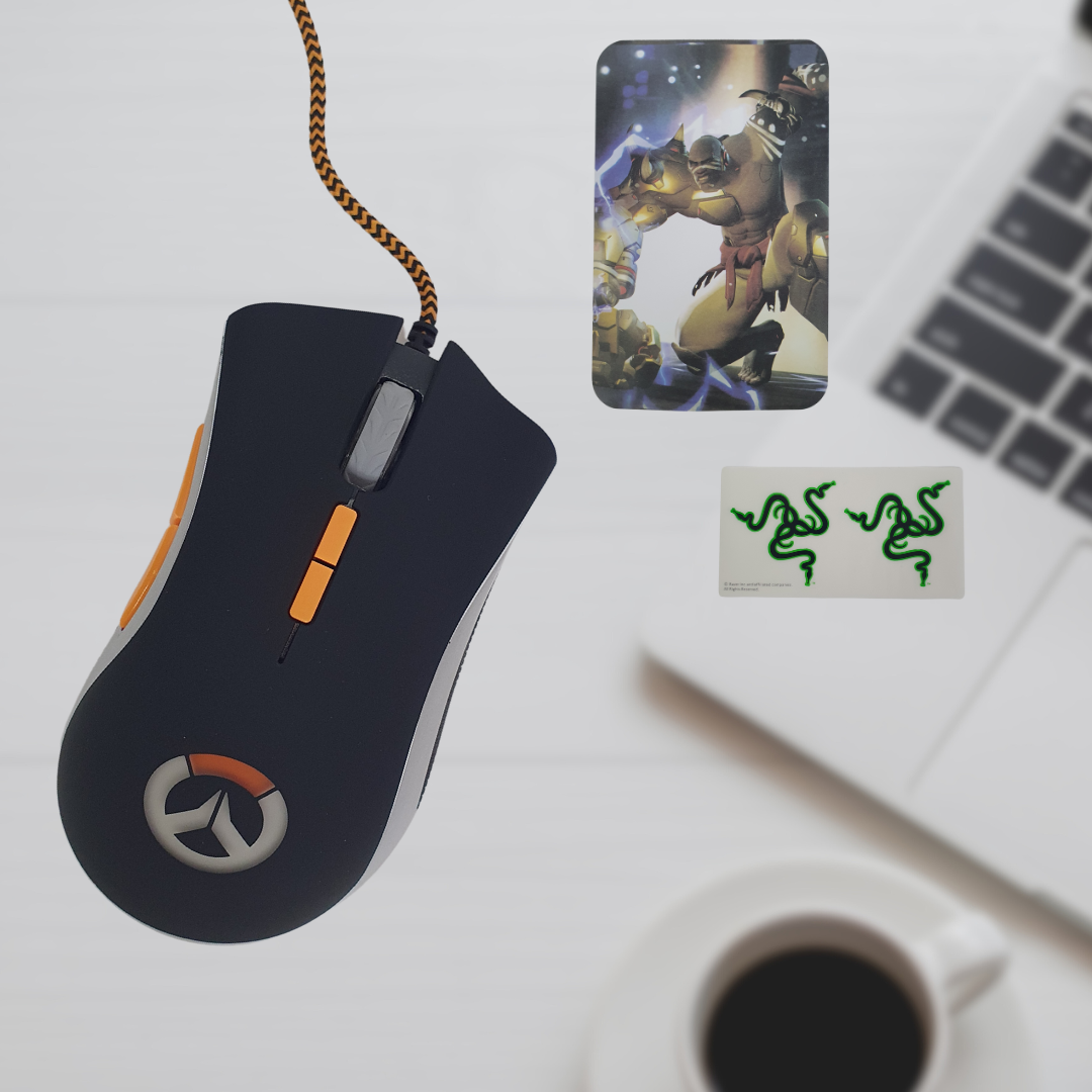 Комп'ютерна миша Razer DeathAdder OVERWATCH USB з прогумованим коліщатком прокручування (Z169-R00) - фото 2