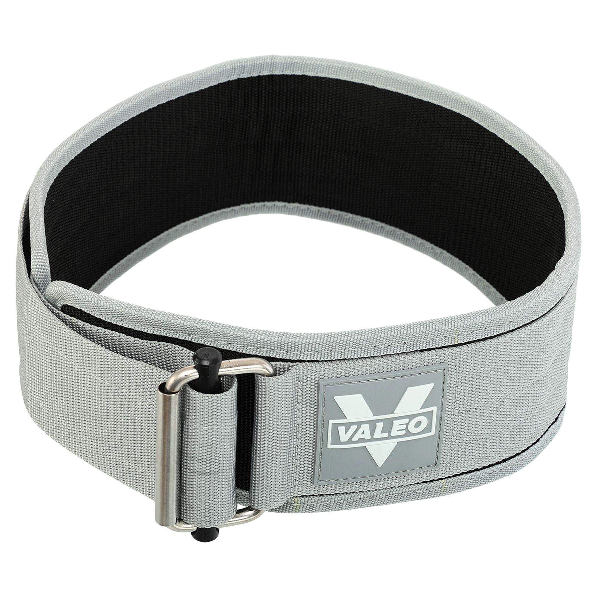 Пояс атлетический текстильный VALEO TA-1148 спинка 10,5 см M Серый