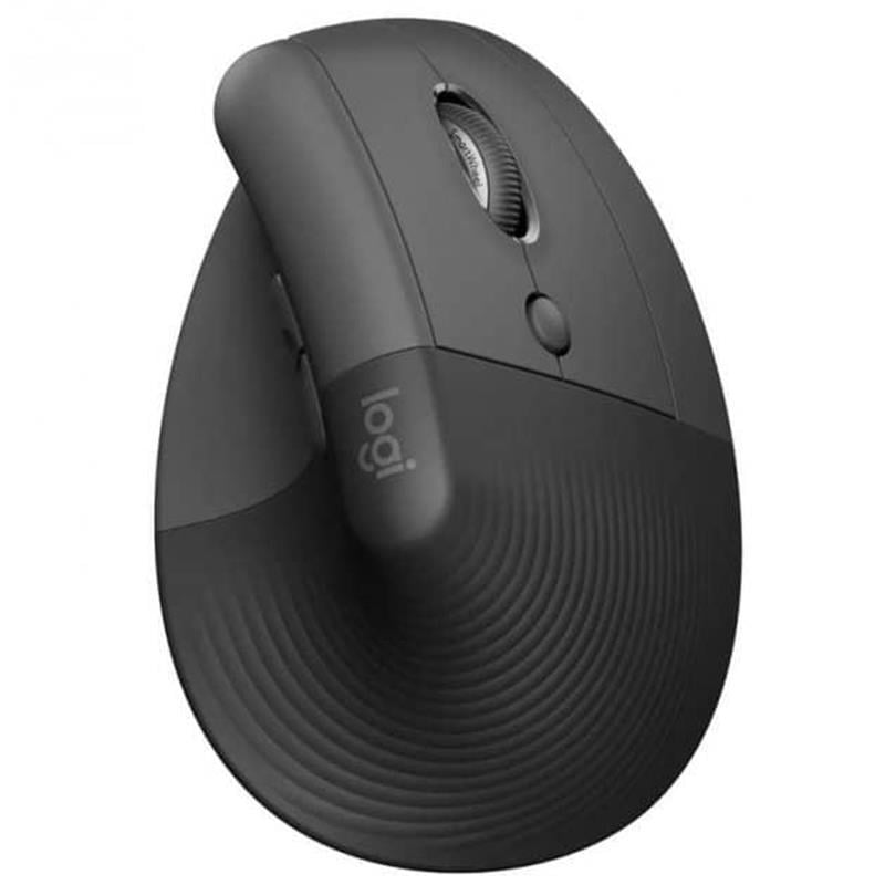 Компьютерная мышка беспроводная вертикальная Logitech Lift Bluetooth Business 4000 dpi Graphite (910-006494)