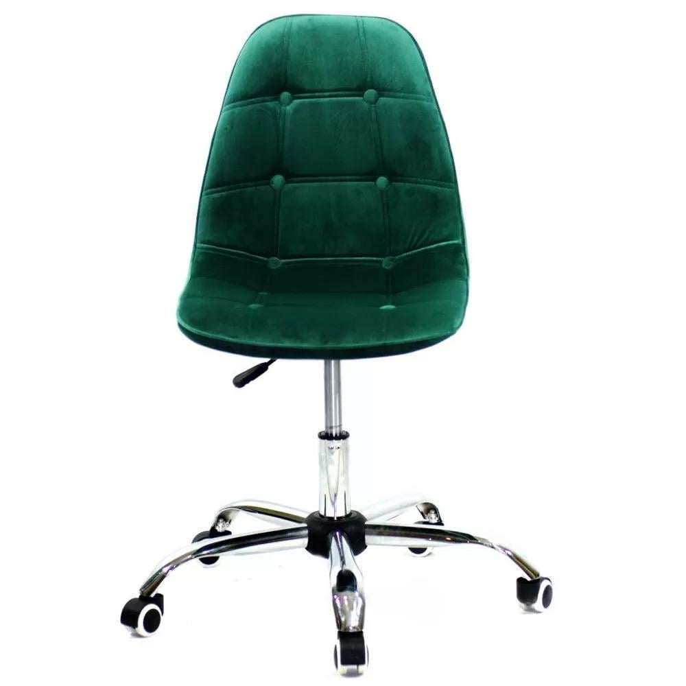 Стілець EAMES SOFT OFFICE оксамит Зелений (114046)