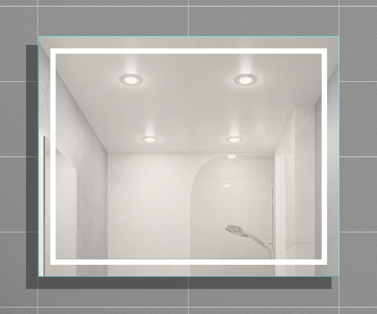 Дзеркало для ванної кімнати AVT з LED-підсвіткою та механічним вимикачем 1000х800 мм (30410945)