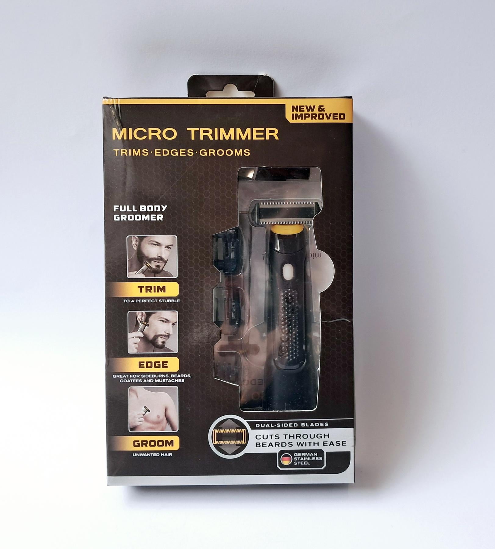 Триммер беспроводной мужской USB 800 mAh TER-12 Черный - фото 9