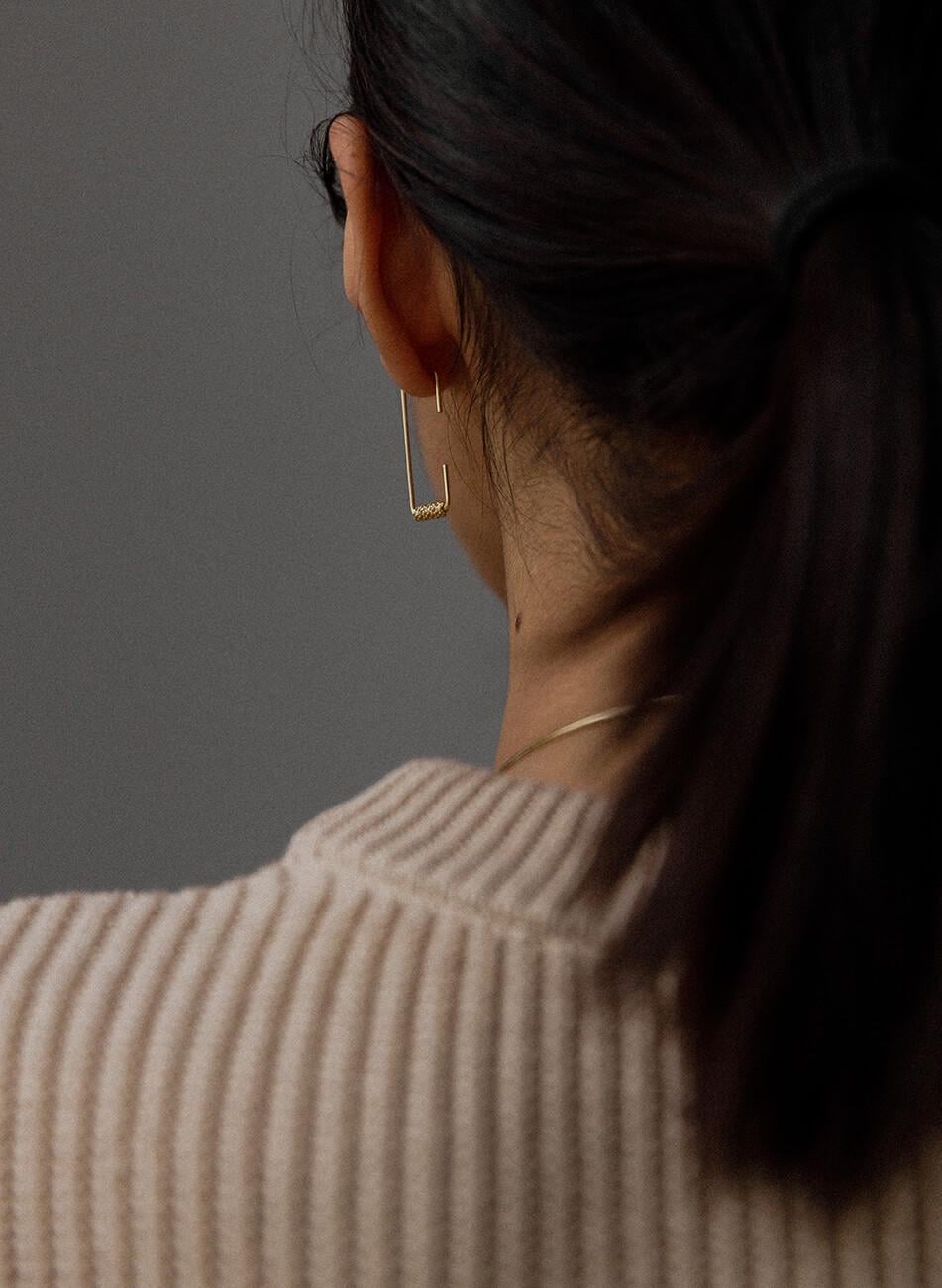 Моносережка Golden Rope жіноча RIMMART JEWELRY жовта One size Моносережка Golden Rope жіноча RIMMART JEWELRY жовта One size