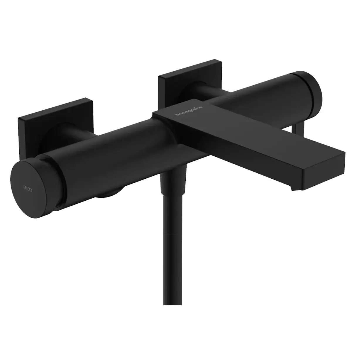 Смеситель для ванны Hansgrohe Tecturis E однорычажный Черный матовый (73420670)