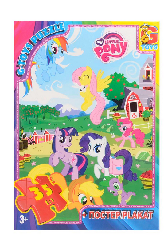 Пазли «My little PONY» 35 деталей 19х13х3см (MLP011)