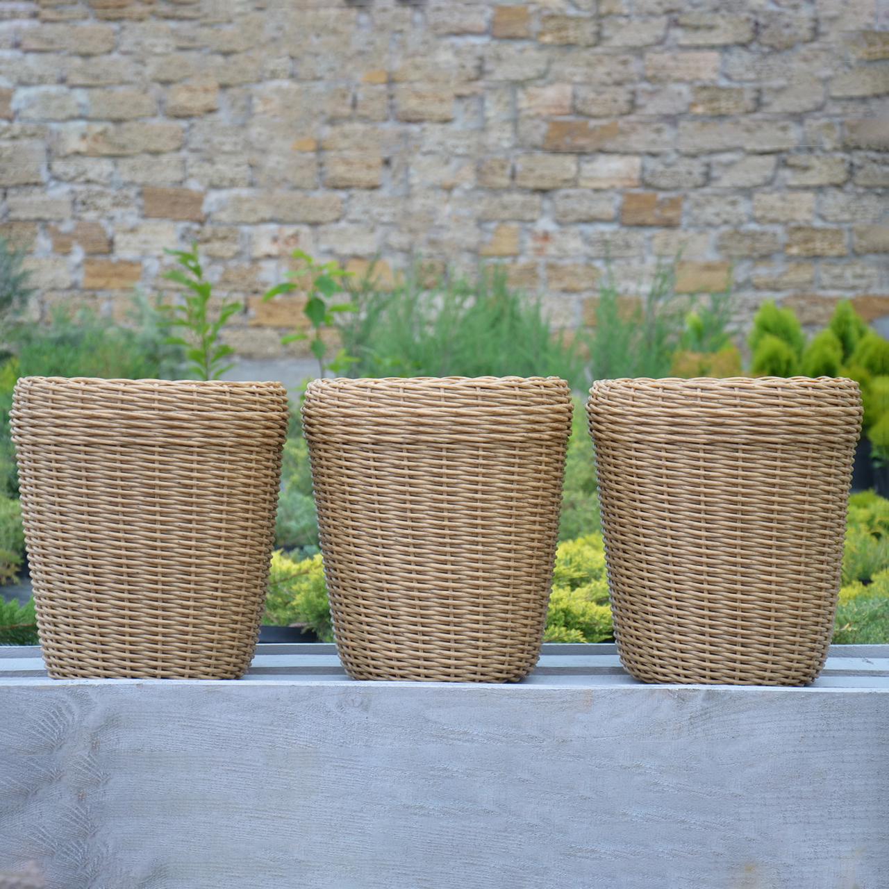 Кашпо высокое для цветов и растений из искусственного ротанга/ручной работы 16 л Дерево (12354507) - фото 6 Кашпо высокое для цветов и растений из искусственного ротанга/ручной работы 16 л Дерево (12354507) - фото 6