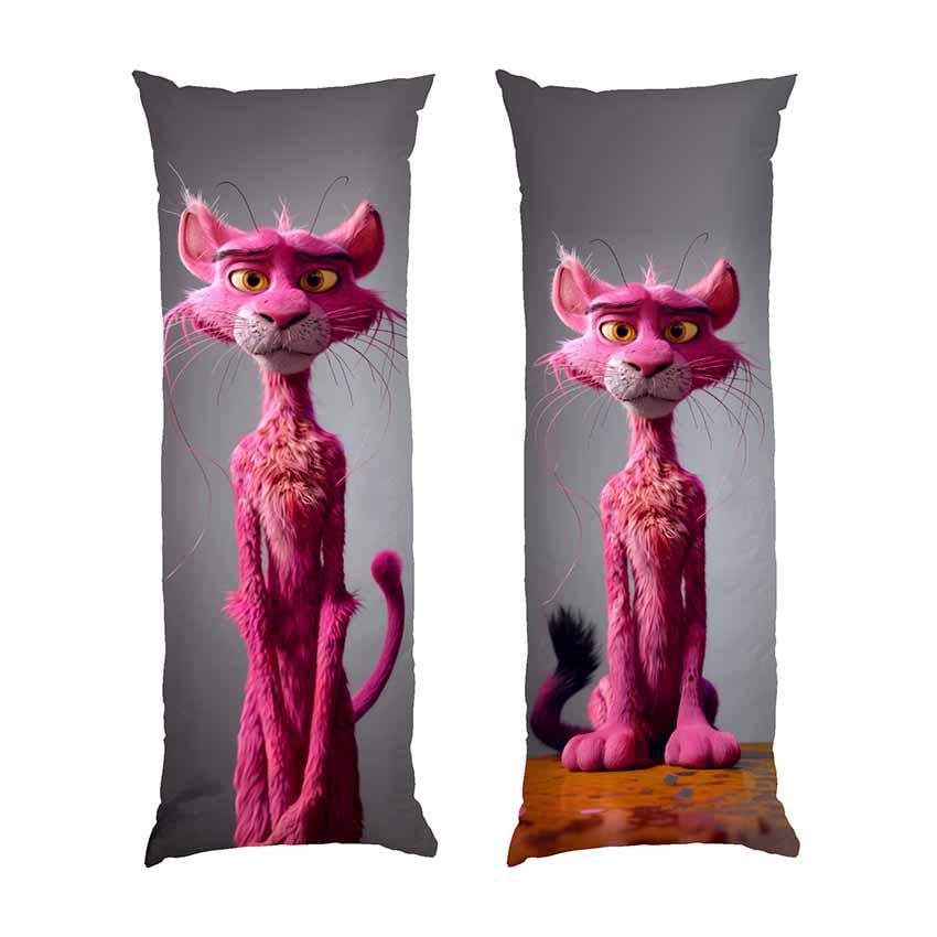 Подушка дакимакура Pink panther Cartoon габардин 140х45 см (113162-2)