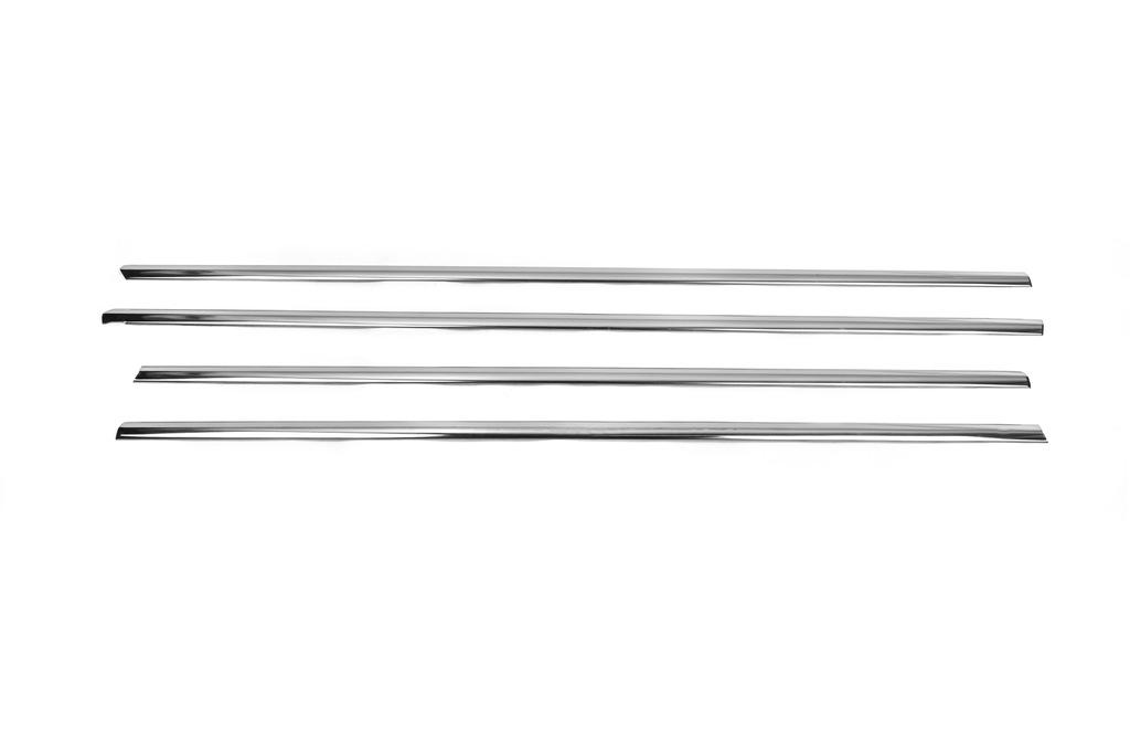 Нижні молдинги скла Black Chrome Carmos для Volkswagen Golf 7/E-Golf нержавіюча сталь Хром