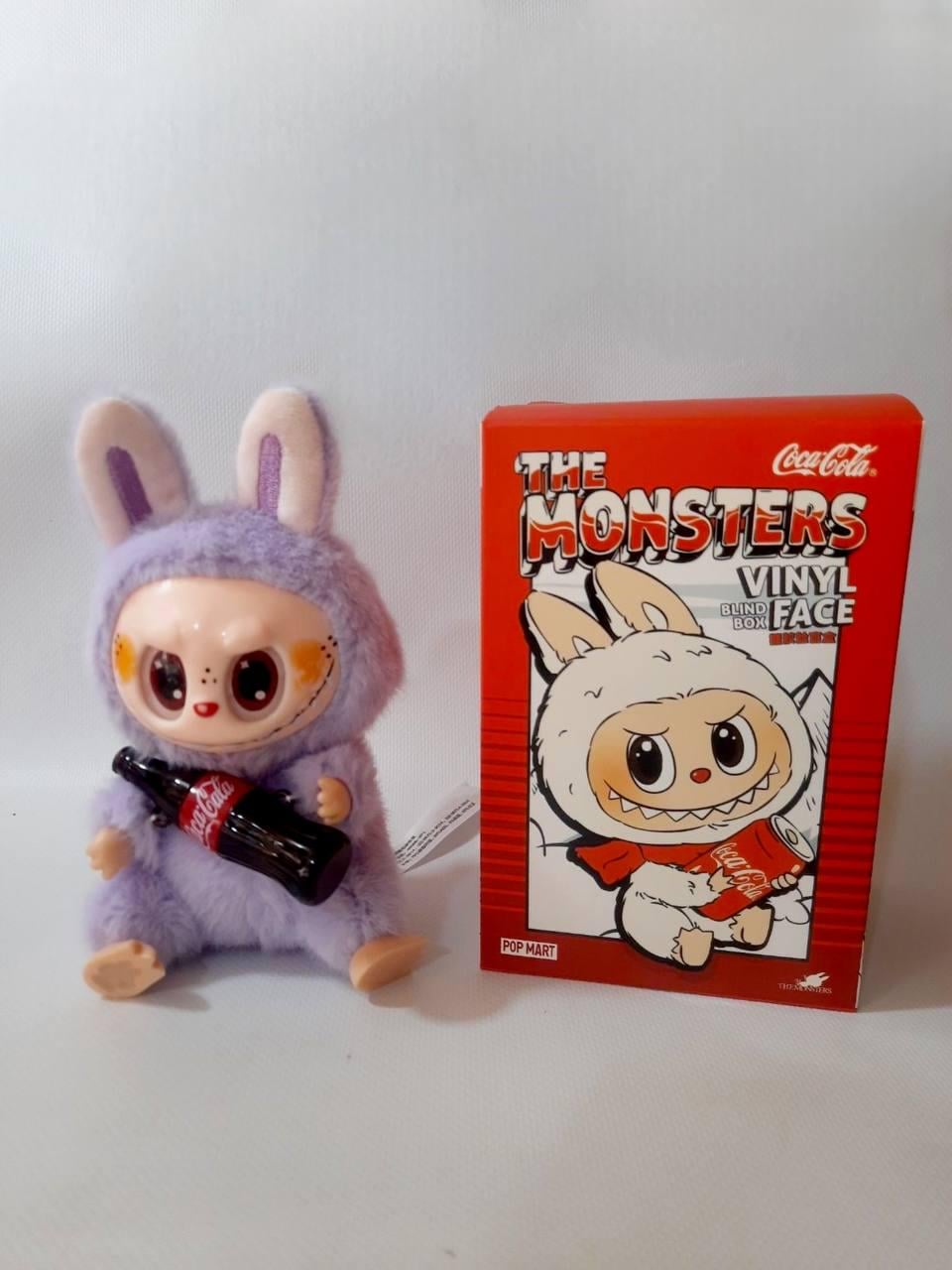 М'яка іграшка брелок Labubu Coca-Cola Лабубу Фіолетовий (d29ec90b)