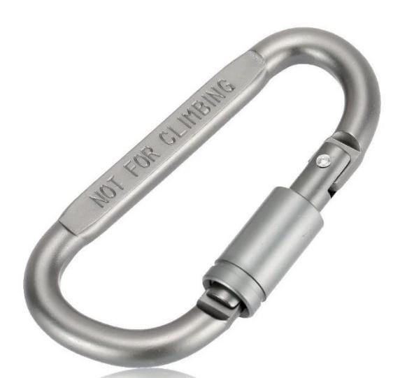 Многофункциональный карабинD-Ring с замком (5612)