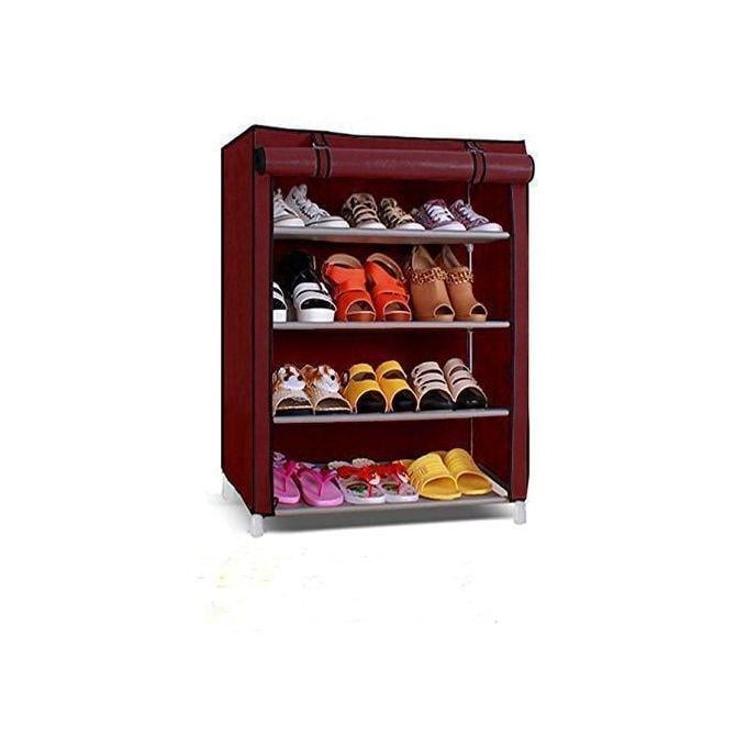 Емкая,тканевая полка для обуви Shoe Rack And Wardrobe