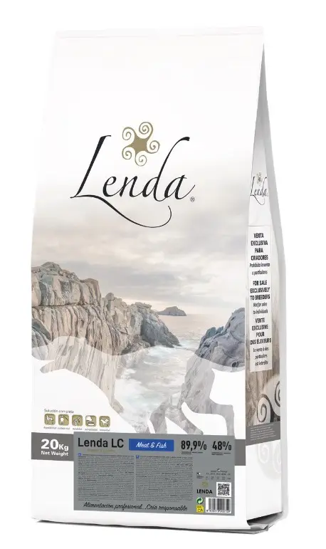 Корм сухий комплексний Lenda LC MEAT&FISH з м'ясом та рибою для собак усіх порід 20 кг (24065083)