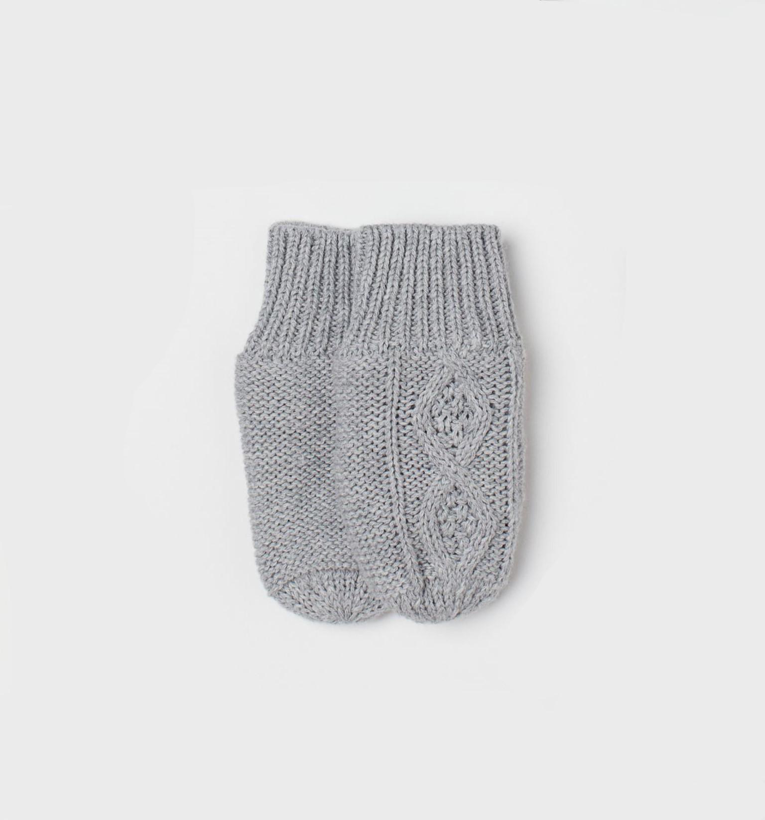 Варежки H&M 74-80 см Серый (3101858306)