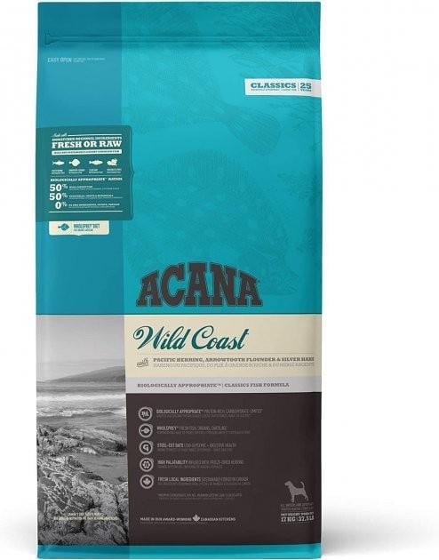 Корм сухий Acana Wild Coast з рибою для собак та цуценят усіх порід 17 кг