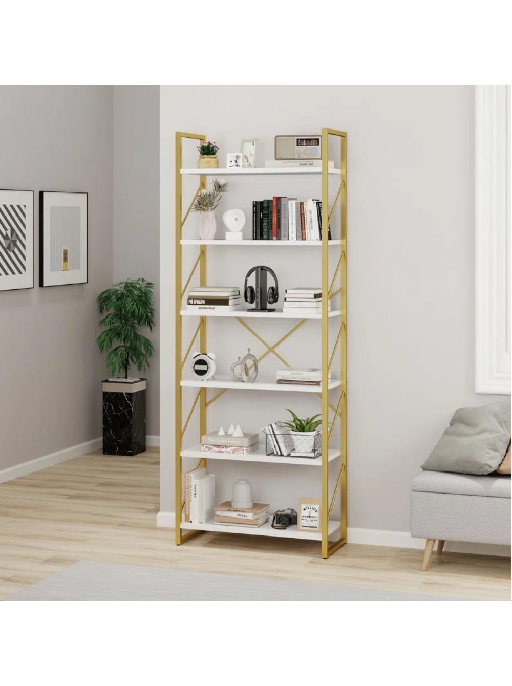 Стеллаж 6-ярусный MSM Axtell Белый (W110264503)