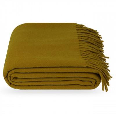Плед бовария 140х200 см Горчичный - фото 1 Плед бовария 140х200 см Горчичный - фото 1