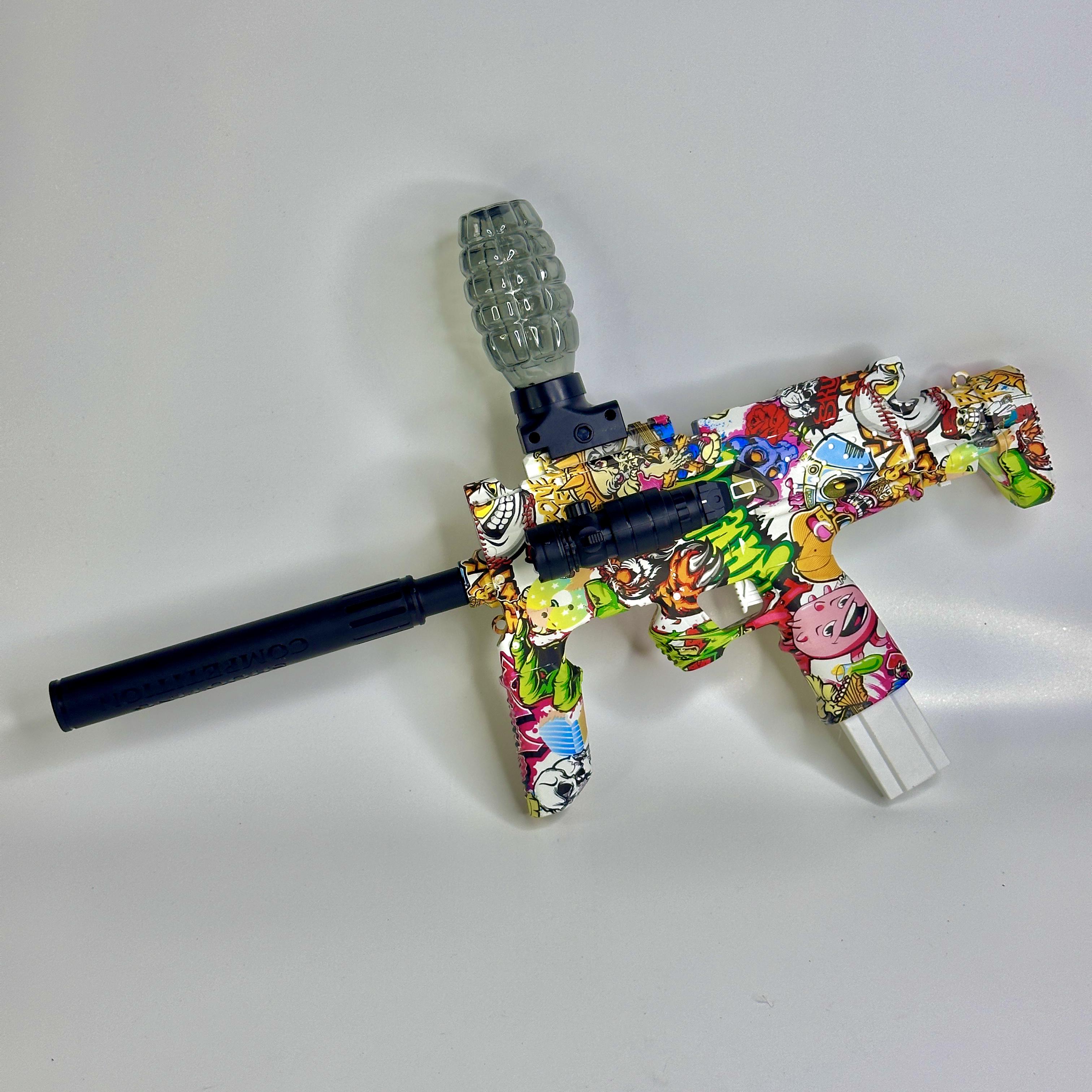 Автомат дитячий акумуляторний на гелевих кульках (WH73-6) Автомат дитячий акумуляторний на гелевих кульках (WH73-6)