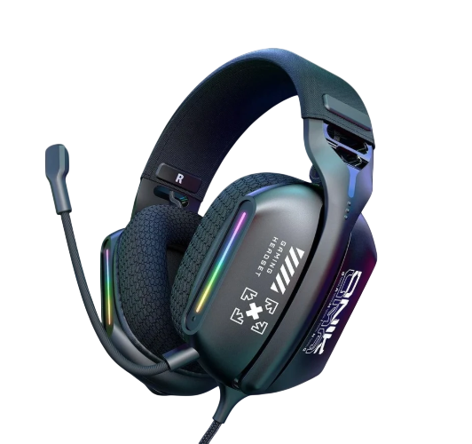 Наушники ведущие геймерские Onikuma X12 с RGB-подсветкой 40 мм драйверы 360° микрофон Черный (2729675520) Наушники ведущие геймерские Onikuma X12 с RGB-подсветкой 40 мм драйверы 360° микрофон Черный (2729675520)