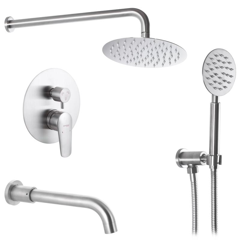 Душевая система встраиваемая MIXXUS box-009 нержавеющая сталь (SS0045)