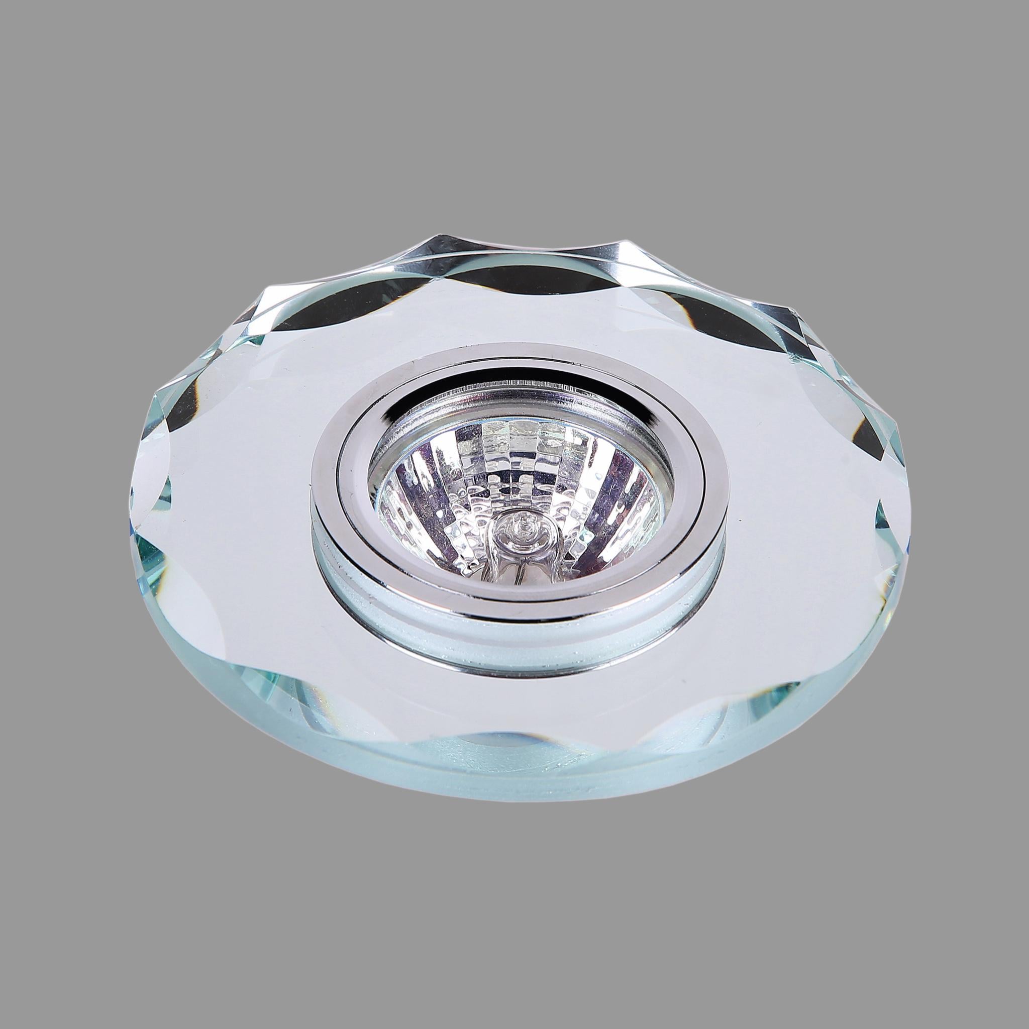 Светильник Wave стеклянный круглый Зеркальный