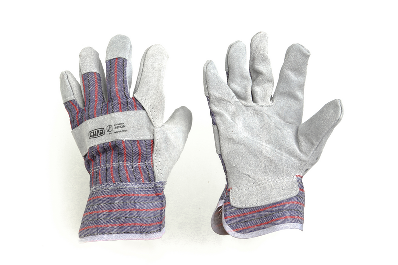 Перчатки Сила Стандарт комбинированные замшевые р. 10.5 (481229)