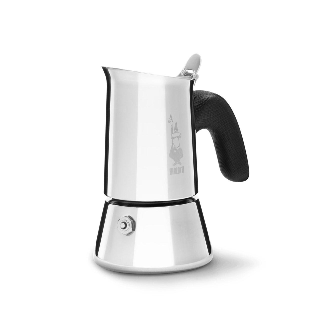 Гейзерна кавоварка Bialetti New Venus Induction сталева 170 мл (0007254)