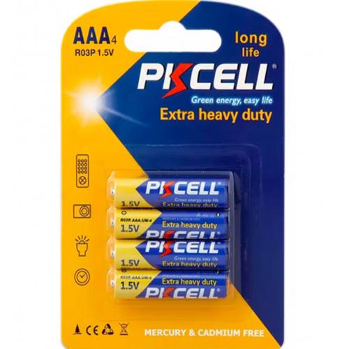 Батарейка PKCELL Super Heavy Duty AAA BL 4 шт.