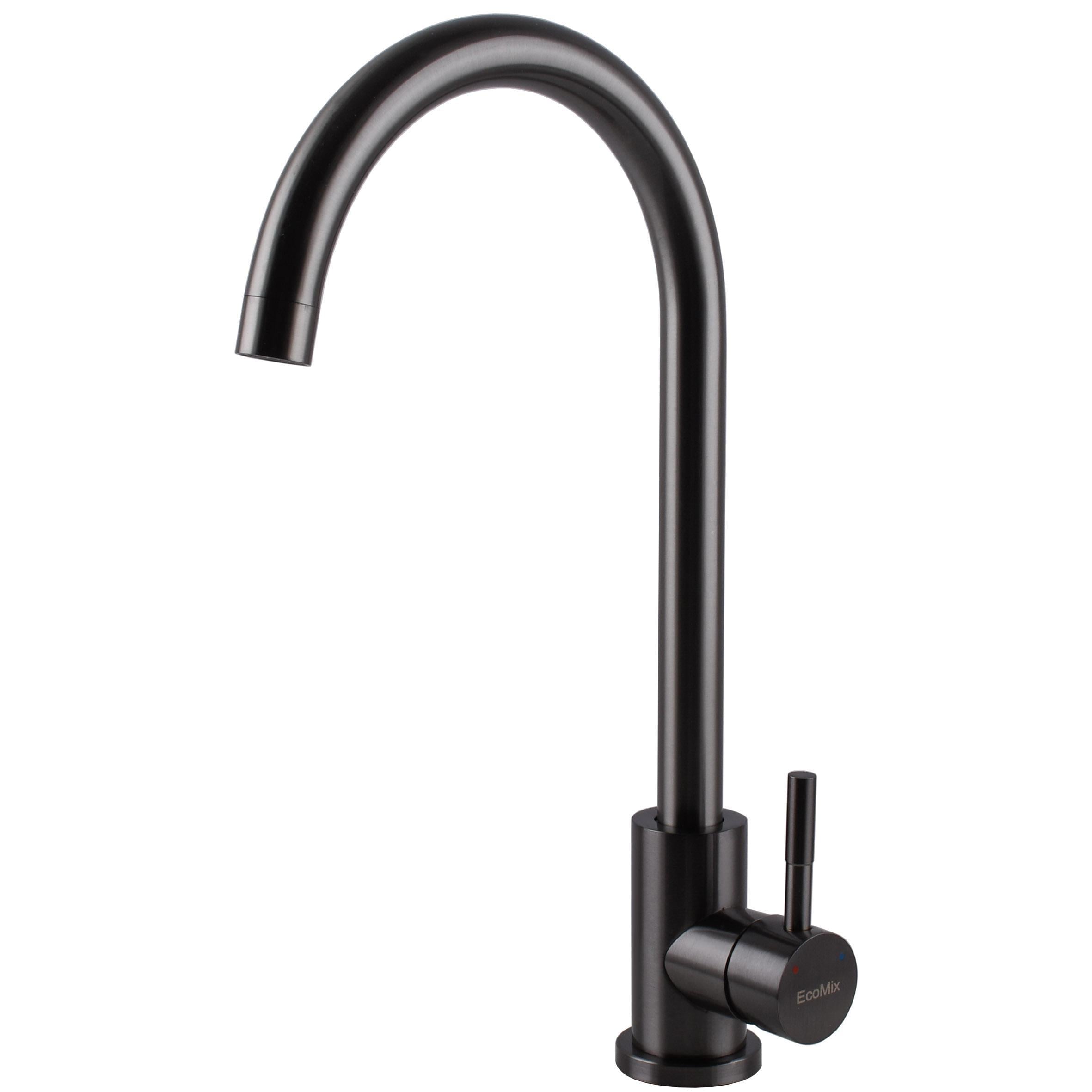 Смеситель для кухни EcoMIX Stella STE-203S-GP (000031569) Смеситель для кухни EcoMIX Stella STE-203S-GP (000031569)