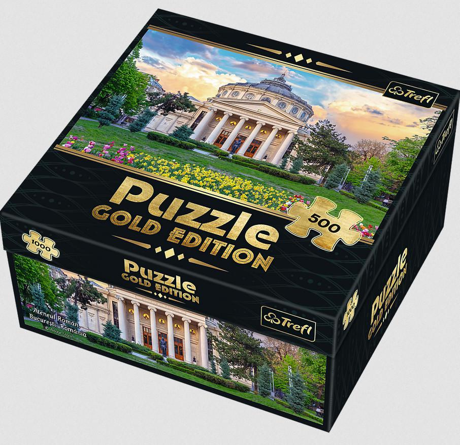 Пазл Trefl Золота колекція: Румунський Атенеум Бухарест Румунія 500 ел.