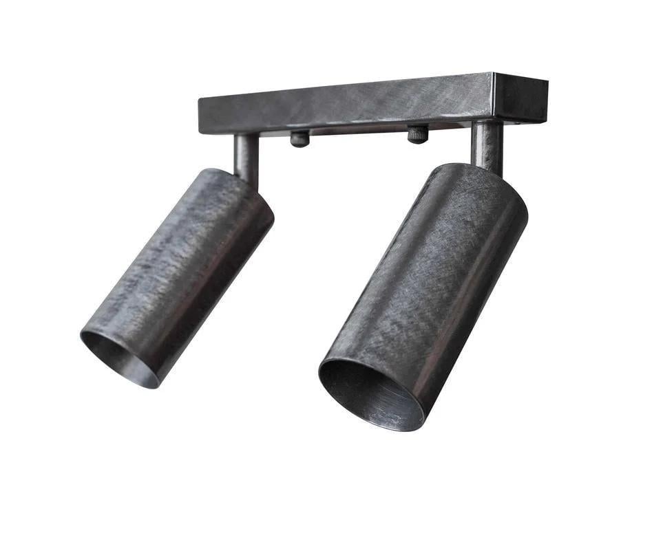 Светильник потолочный MSK Electric в стиле лофт с поворотным механизмом под лампу Е27 Серебряный (NL 1105-2 SILVER) - фото 1 Светильник потолочный MSK Electric в стиле лофт с поворотным механизмом под лампу Е27 Серебряный (NL 1105-2 SILVER) - фото 1